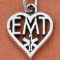 STERLING SILVER "EMT" HEART CHARM