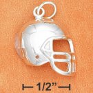 STERLING SILVER HP SIDE VIEW FOOTBALL HELMET CHARM