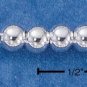 18 in STERLING SILVER 4MM CONTINUOUS BEAD CHAIN NECKLACE