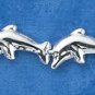 STERLING SILVER 7" CONNECTED DOLPHIN LINK BRACELET