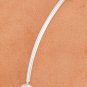 STERLING SILVER 2" CURVED BARBELL ILLUSION EAR PINS / 6MM BALL ENDS