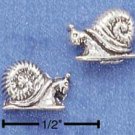 STERLING SILVER SNAIL POST EARRINGS (LEFT & RIGHT