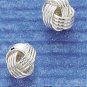 STERLING SILVER 5MM KNOT POST EARRINGS