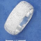 STERLING SILVER 8MM STARDUST BAND