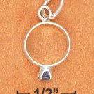 STERLING SILVER BIRTHSTONE RING WITH DECEMBER CZ