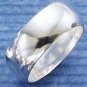 STERLING SILVER 8MM HIHG POLISH WEDDING BAND.