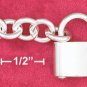 7" SS HP ROUND CABLE (7MM) CHAIN WITH PADLOCK CLASP