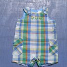 Madras Plaid Jon Jon from The Children's Place NWT: Size 3-6 Months