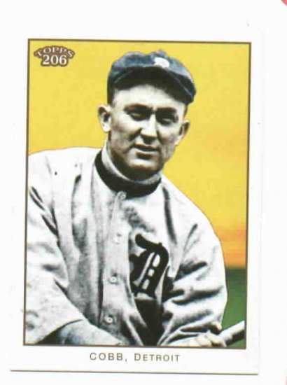 2009 Topps T206 Ty Cobb Detroit Tigers Baseball Card