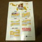 2013 Toledo Mudhens Poster Schedule Detroit Tigers AAA