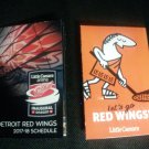 2017 2018 Detroit Red Wings Pocket Schedule Inaugural Season Little Caesars Arena