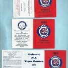 1986 Detroit Tigers Pocket Schedule Midwest Camera Repair Wyandotte Mich. Sponsor