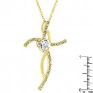 Curvy Cross Pendant