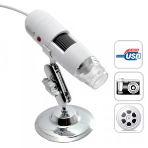 USB Digital Microscope; 1.3MP, 200x Magnification