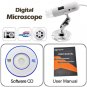 USB Digital Microscope; 1.3MP, 200x Magnification