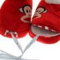 USB Powered plush Foot Warmer, Red