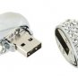 Crystal Heart USB Drive, 2GB