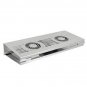 Silver Laptop Cooling Pad