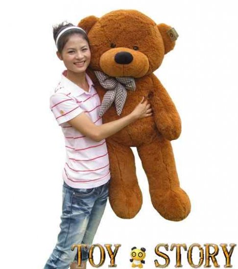 teddy bear  &free shipping&1.2m&dark brown