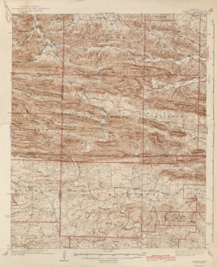 Athens 1942 Arkansas vintage topo map GPS ready
