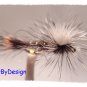 Hares Ear Parachute Dry Fly Twelve Fishng Flies Size 12