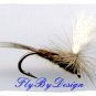Blue Wing Olive Parachute Fly Fishing Flies- Twelve #18