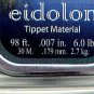 Premium 4X (6.0 Lb) Fluorocarbon Tippet Material  98 FT