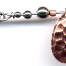 Baby Bow 1/16 oz Silver & Copper Spinner Fishing Lure