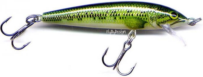 Rapala Suspending Rattlng Baby Bass Husky Jerk Lure