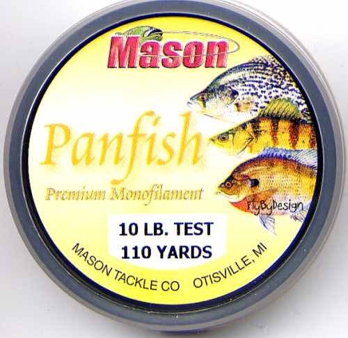 Mason Premium 10 Lb Monofilament Panfish Fishing Line