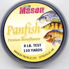 Mason Premium 8 Lb Monofilament Panfish Fishing Line