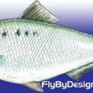 Janssen Shad Minnow  - Twelve Size 8 Fly Fishing Flies