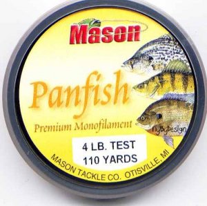 Mason Premium 4 Lb Monofilament Panfish Fishing Line