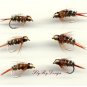 Bead Head Prince Nymph Twelve Size 18 Fly Fishing Flies