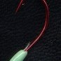 Gamakatsu Spinner w/Red Wide Gap #2 Hook & Glow Beads