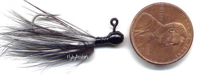 Weldon Steelheader Skunk B & W Mini Foo Jigs - 2/pak
