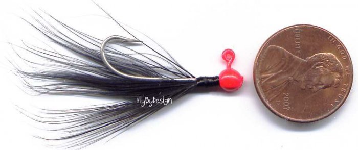 Weldon Steelheader Red & Black Mini Foo Jigs - 2/pak