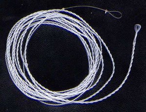 Furled 24# Fluorescent BLUE 7.5 Ft Fishing Leader 6+ wt