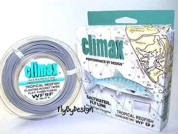 Climax Gray WF 9 Floating Tropical Redfish Fly Line