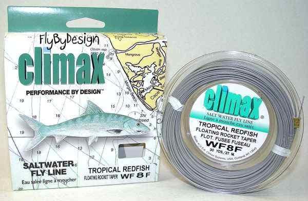 Climax Gray WF 8 Floating Tropical Redfish Fly Line