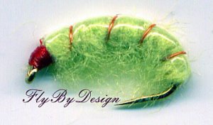 Chartreuse Scud - Twelve Fly Fishing Flies - Size 16