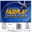 Cortland Fairplay 3x (5.5 Lb test) 7.5' Tapered Leader