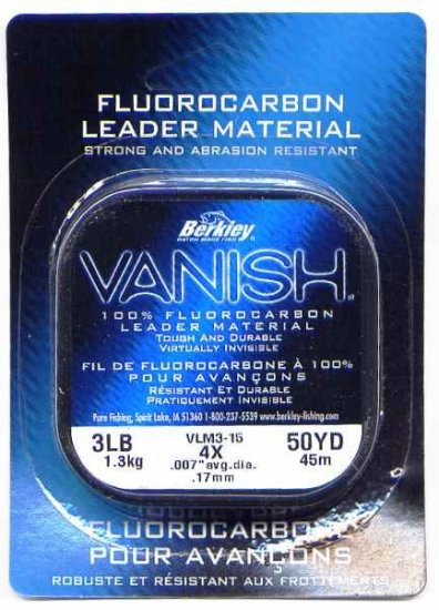 Berkley 4x (3Lb)Fluorocarbon FlyFishing Tippet Material
