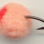 GloBug Round Peach Egg Fly Twelve Size 10 Fishing Flies