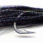 Clouser Black Minnow Twelve Fly Fishing Flies Size 2/0