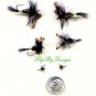 Hot Spot HUMPY Fishing Flies Twelve Size 14 Dry Fly