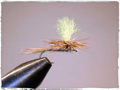 Parachute Adams Fly - 12 Fishing Dry Flies Hook Size 20