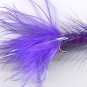 Purple Woolly Bugger Fishing Flies - Twelve Hook Size 8