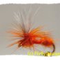 Orange Parachute Ant Dry Flies - Twelve Hook Size 14