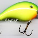 Strike King 2-1/2" Chartreuse Sexy Shad Lure